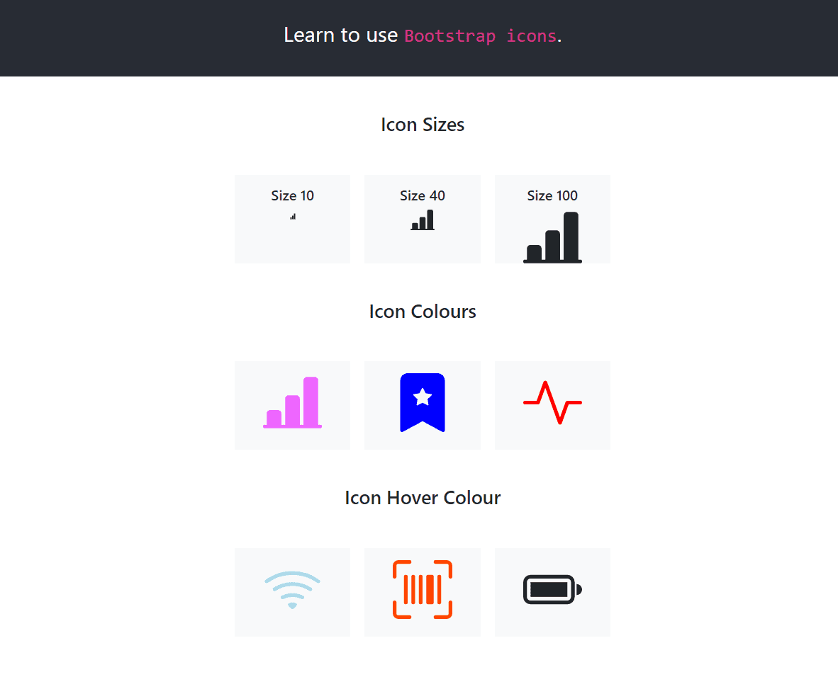 Change the react bootstrap icon color on hover